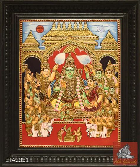 Best Lord Ramar Pattabhishekam Tanjore Paintings Ethnic