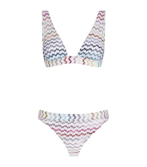 Womens Missoni Multi Zigzag Bikini Harrods Uk