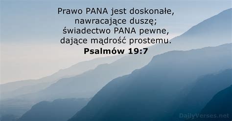 Czerwca Biblijny Werset Dnia Psalm W Dailyverses Net