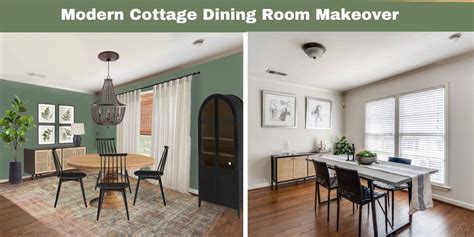 Modern Cottage Dining Room Makeover - Design Morsels