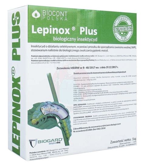 Lepinox Plus Kg Assortment Plant Protection Professional Users