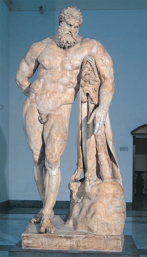 LYSIPPOS Weary Herakles Farnese Hercules Roman Statue From The