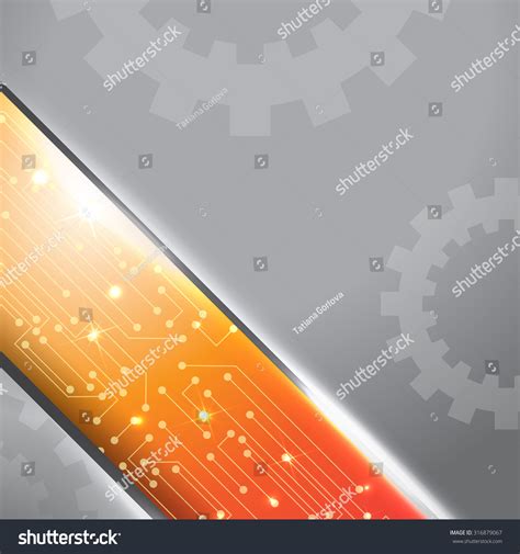 Abstract Technology Background Stock Vector Royalty Free 316879067