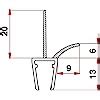 Rpb Docce Profilo G Vetro Mm Baffo Made In Italy Per Box