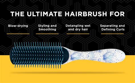 Amazon Denman Curly Hair Brush D Whale Row Styling Brush For