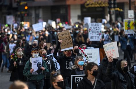 A Silent March And Symbolic Coffin On The Eve Of The Trial In George