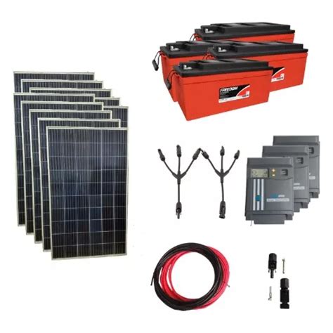 Kit Energia Solar Off Grid At Wh Dia Resun Mercadolivre