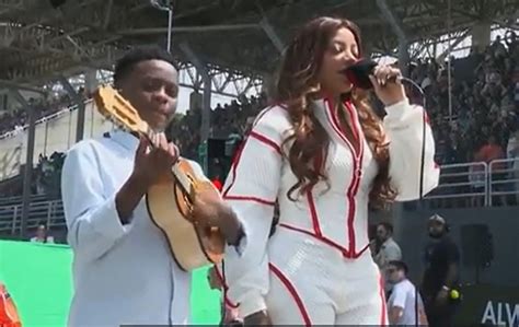 Ludmilla Comenta Falha No Som Ao Cantar Hino Nacional Na Abertura Da