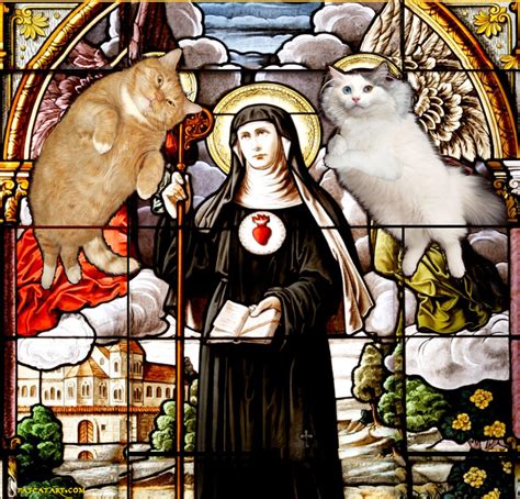 The Story Of Stgertrude Patron Saint Of Cats