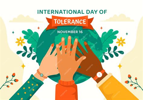 Premium Vector International Day For Tolerance Illustration With