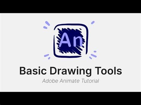 Adobe Animate Basics I Basic Drawing Tools And Navigating The Stage