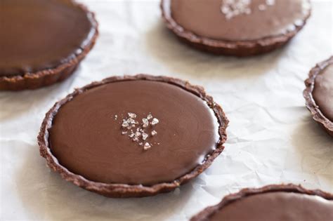 Vegan Chocolate And Salted Caramel Tarts Lazy Cat Kitchen