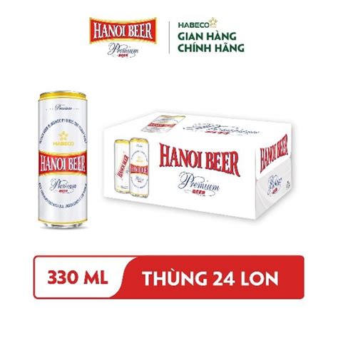 Bia HÀ NỘi Premium ThÙng 24 Lon × 330ml Shopee Việt Nam