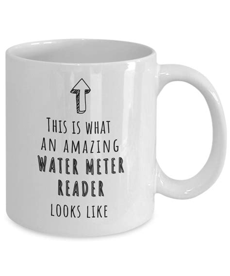 Water Meter Reader Gift Idea, 11 or 15 Oz Ceramic Mug, Water Meter ...