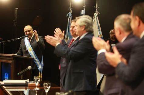 La foto de Alberto Fernández con la gorra de Braian Gallo que