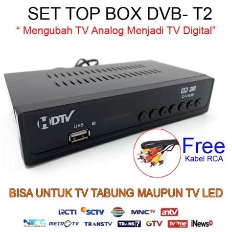 Jual Set Top Box Tv Digital Dvb T2 Set Top Box Wifi Stb Antena Super Hd