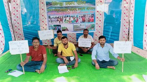 Indefinite Hunger Strike Of Medigadda Kaleshwar Dam Affected Farmers From Today At Gadchiroli