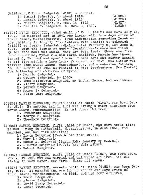 SEDGWICK.ORG - A Genealogy of the Sedgwick Family in America since 1635 - page 85