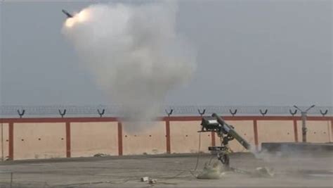 Drdo Conducts Successful Flight Tests Of Very Short Range Air Defence