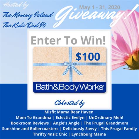 100 Bath And Body Works T Card Giveaway Going On All Of May