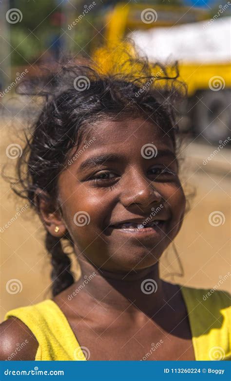 Little Sri Lankan Girl From Matara Editorial Stock Image Image Of Person Girl 113260224