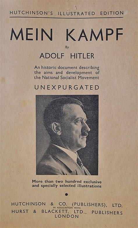 Sold Price Mein Kampf By Adolf Hitler Hutchinson S Illustrated