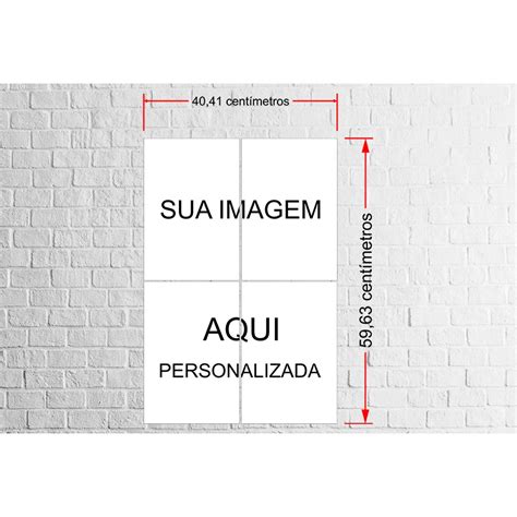 Kit 4 Placas Decorativas Personalizadas Sua Imagem 20x28cm Mdf 3mm