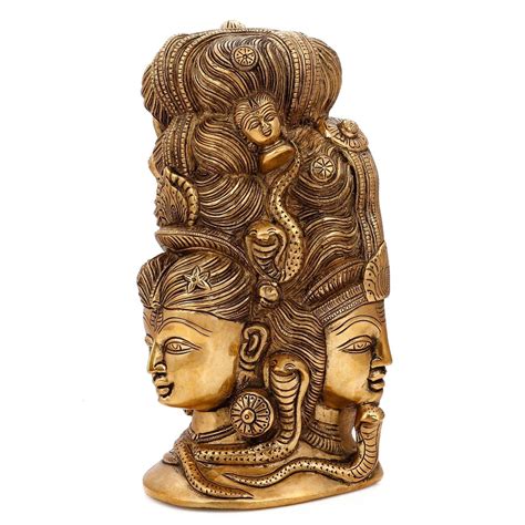 Buy Hindu God Goddess Three Face Shiva Parvati Mahakala Buddhist