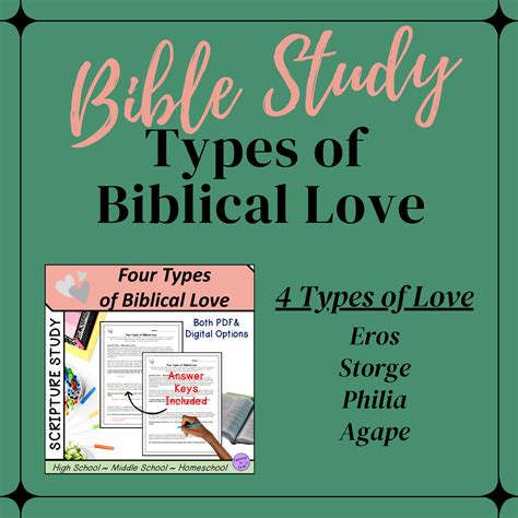 4 Types of Biblical Love Bible Study