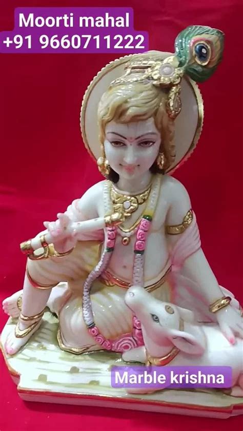 Moorti Mahal White Marble Gopal Krishna Statue For Worship At Rs 75500