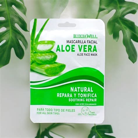 Lot de 12 soit 0 75 pièce Masque Visage à L aloe Vera