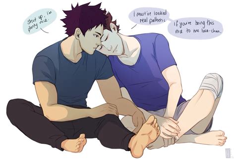 Haikyuu Iwaoi Iwaoi Haikyuu Haikyuu Ships