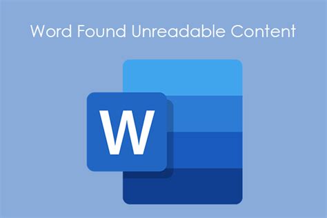 3 Ways To Fix The Found Unreadable Content Error In Word