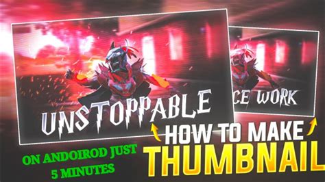 How To Make Pubgbgmi Thumbnail😱 Bgmipubg Thumbnail Tutorial On