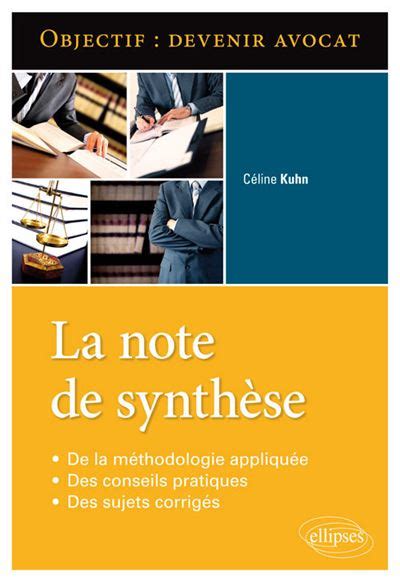 La Note De Synth Se Objectif Devenir Avocat Broch C Line Kuhn