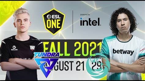 🔴dota 2 Ru Tundra Esports Vs Beastcoast Bo3 Esl One Fall 2021