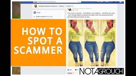 How To Spot A Fake Profile Scammer On Facebook Youtube