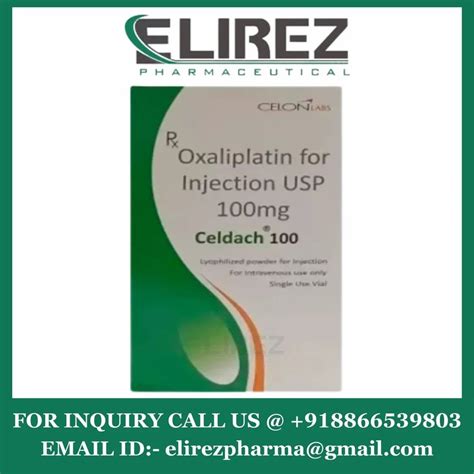 Oxaliplatin Mg Injection Celdach Mg At Rs Vial