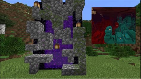 How To Make Speedrun Nether Portal In Minecraft Youtube