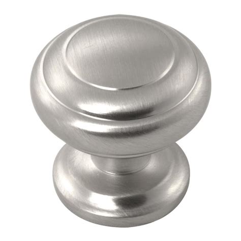 Shop Hickory Hardware Zephyr Stainless Steel Round Cabinet Knob At