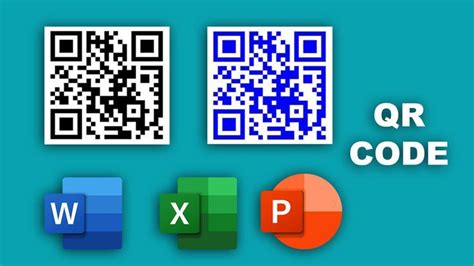 How to Create QR Code in Microsoft Word Excel and PowerPoint Without ...