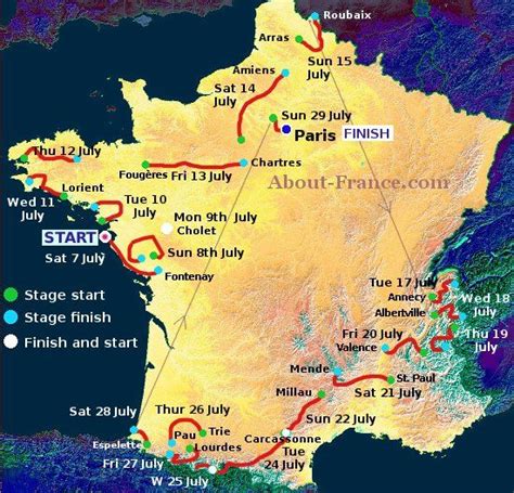 Tour De France 2022 Map Updated For 2023