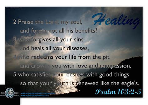 Bible verse on healing - lopezthreads