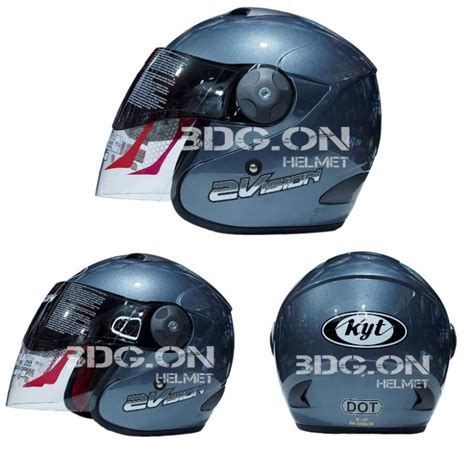 Jual Helm Kyt Vision Solid Original Banyak Pilihan Warna Shopee