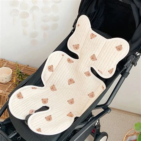 Baby Stroller Liner Car Seat Cotton Diapers Changing Nappy Pad