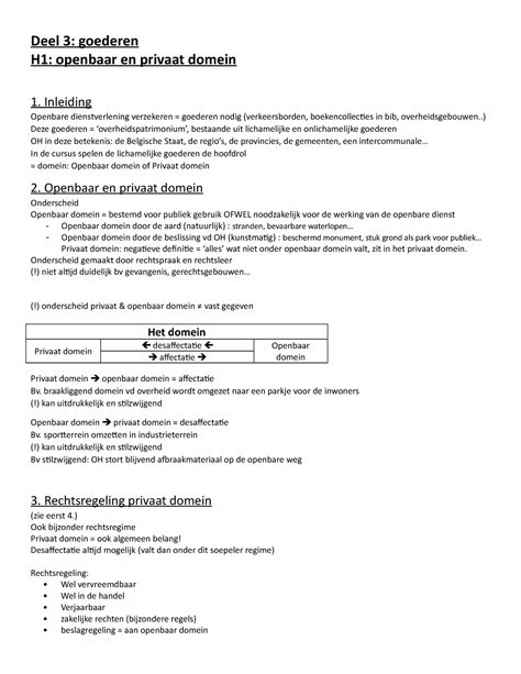 Samenvatting Deel Hoofstuk Administratief Recht Studocu