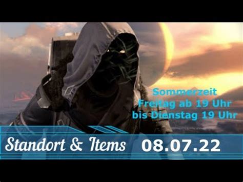 Xur Am 08 07 22 Standort Angebote Destiny 2 ETZ YouTube