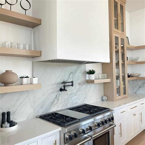 Wood Cabinets And Floating Shelves Soul Lane