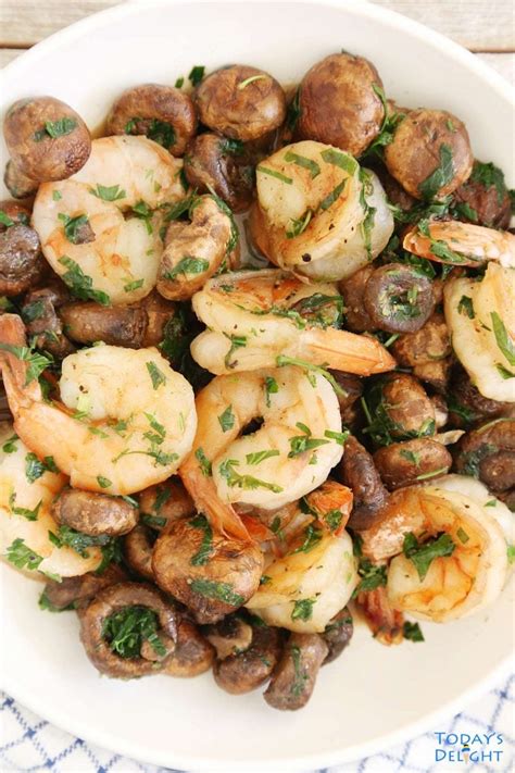 Shrimp And Mushroom Recipe Today S Delight