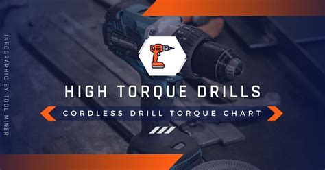 Cordless Drill Torque Chart With [High Torque Drills 2025]